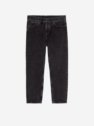 CARHARTT WIP Pantaloni 'Newel' in denim nero stone washed Nero