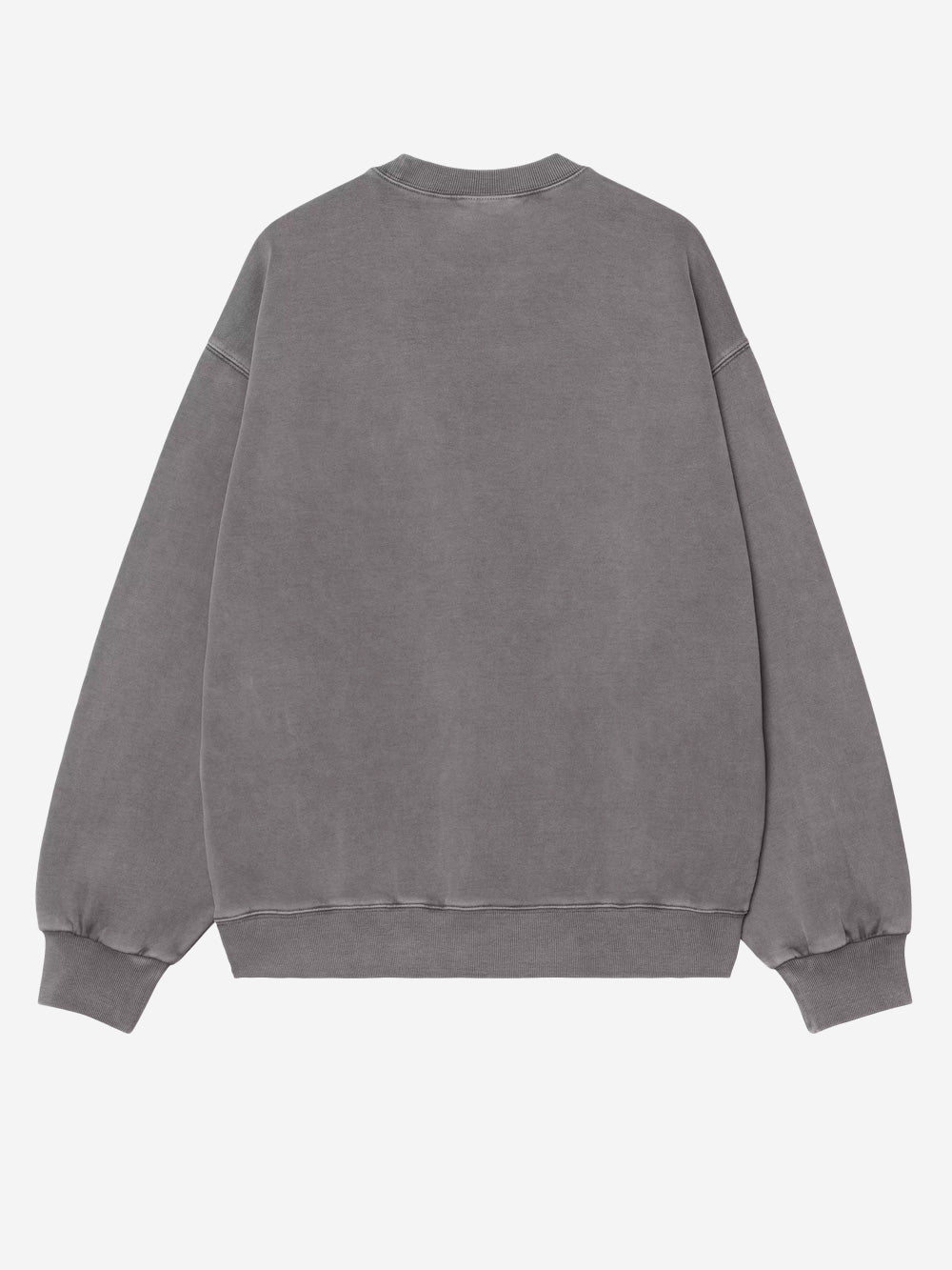 CARHARTT WIP Felpa 'Vista' nera effetto dyed grigio Urbanstaroma