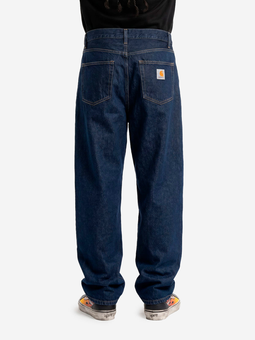 CARHARTT WIP Pantaloni 'Landon' in denim blu rinsed Blu scuro Urbanstaroma