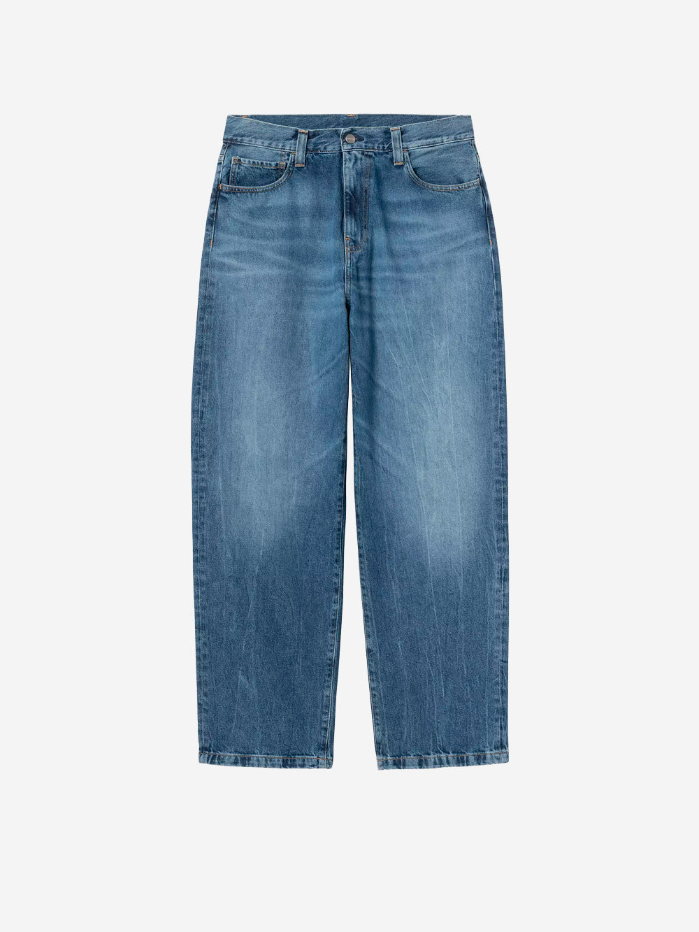 CARHARTT WIP Pantaloni 'Landon' in denim blu marble used wash Blu Urbanstaroma