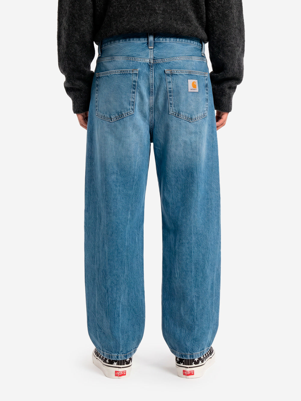 CARHARTT WIP Pantaloni 'Landon' in denim blu marble used wash Blu Urbanstaroma