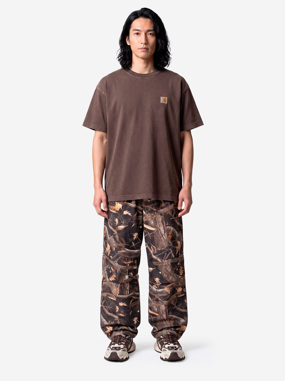 CARHARTT WIP T-shirt marrone S/S Vista Marrone Urbanstaroma