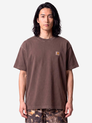CARHARTT WIP T-shirt marrone S/S Vista Marrone
