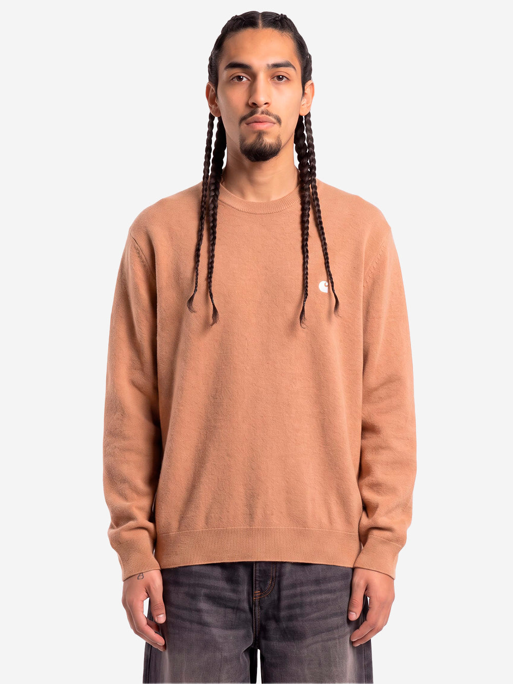 CARHARTT WIP Maglione in misto lana 'Madison' marrone chiaro Beige Urbanstaroma