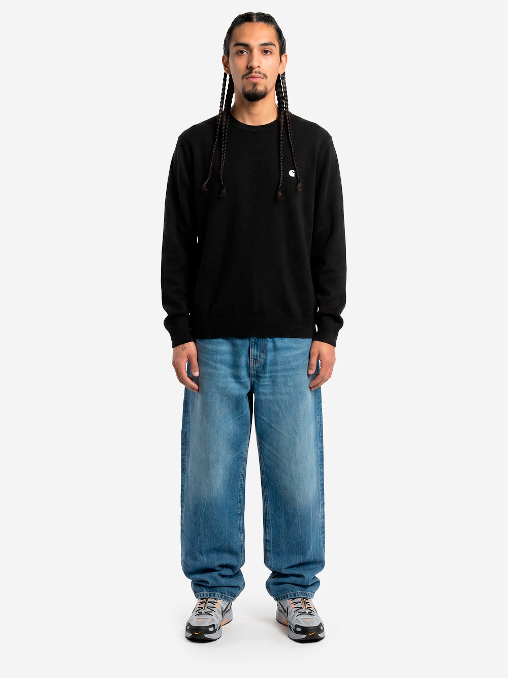 CARHARTT WIP Maglione in misto lana 'Madison' nero Urbanstaroma