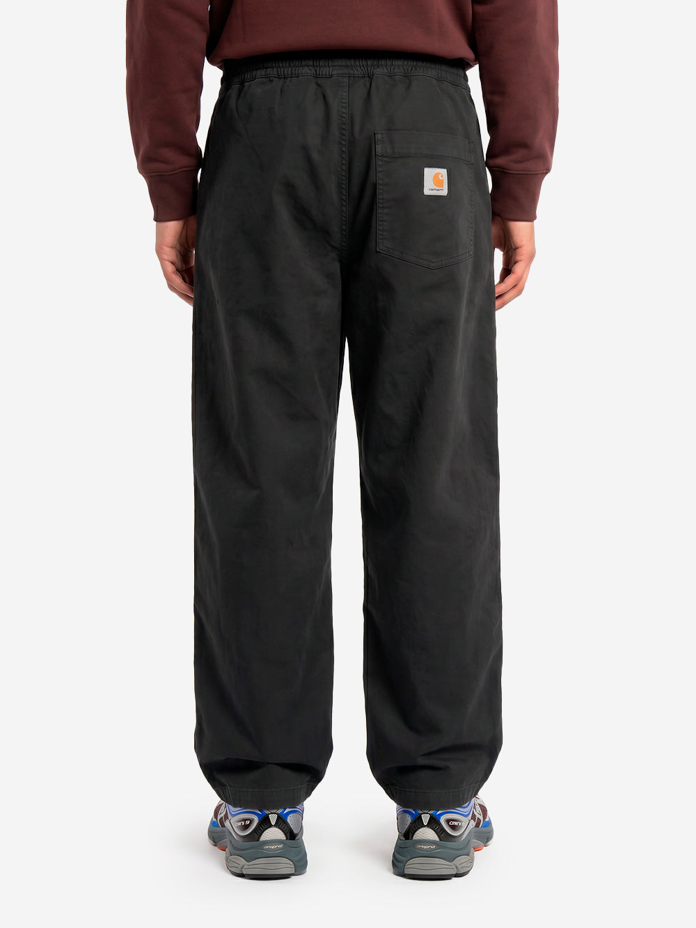 CARHARTT WIP Pantaloni relaxed fit 'Floyde' neri Nero Urbanstaroma