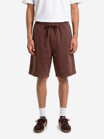 CARHARTT WIP Shorts marroni 'Floyde' con lycra Marrone