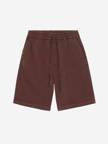 CARHARTT WIP Shorts marroni 'Floyde' con lycra Marrone