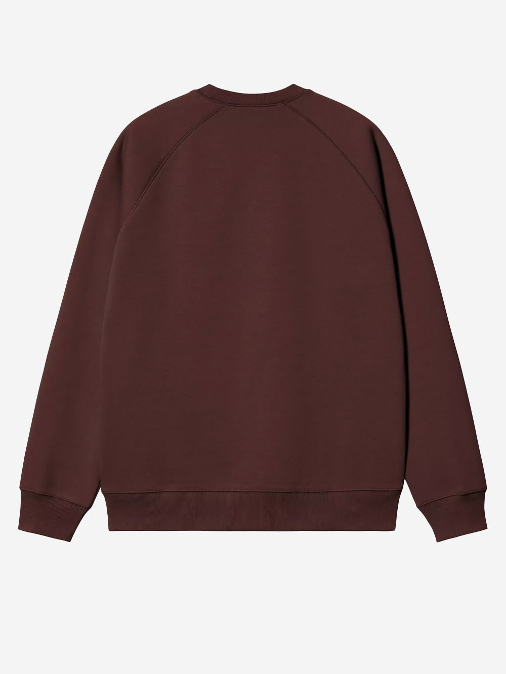 CARHARTT WIP Felpa girocollo bordeaux 'Chase Sweat' con logo ricamato Bordeau Urbanstaroma