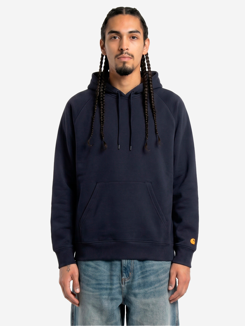 CARHARTT WIP Hooded 'Chase' Sweat navy Navy Urbanstaroma