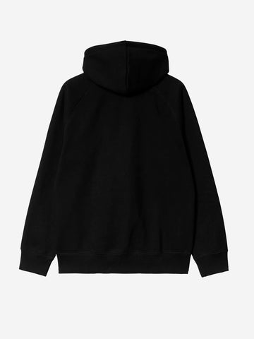 CARHARTT WIP Hooded Chase Jacket nera con zip Nero