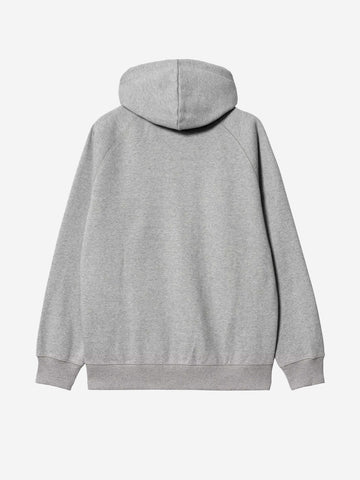 CARHARTT WIP Hooded 'Chase' Jacket grigia con zip Grigio