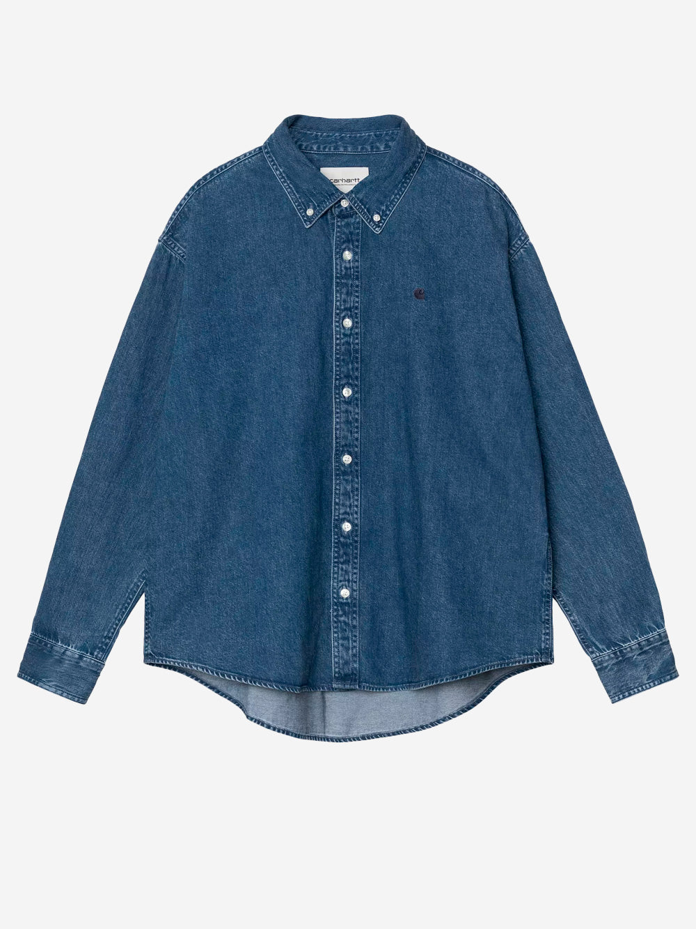 CARHARTT WIP Camicia 'Lucas' button-down in denim blu Blu Urbanstaroma