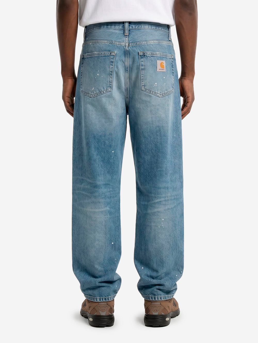 CARHARTT WIP Pantaloni 'Landon' in denim blu destroy wash Indigo Urbanstaroma
