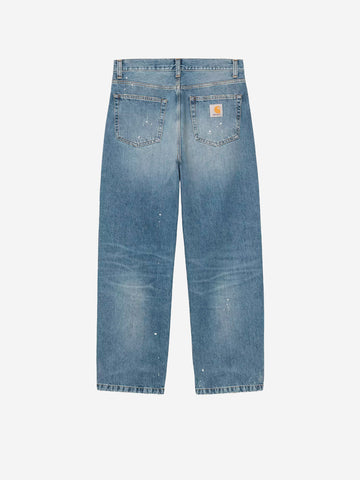CARHARTT WIP Pantaloni 'Landon' in denim blu destroy wash Indigo