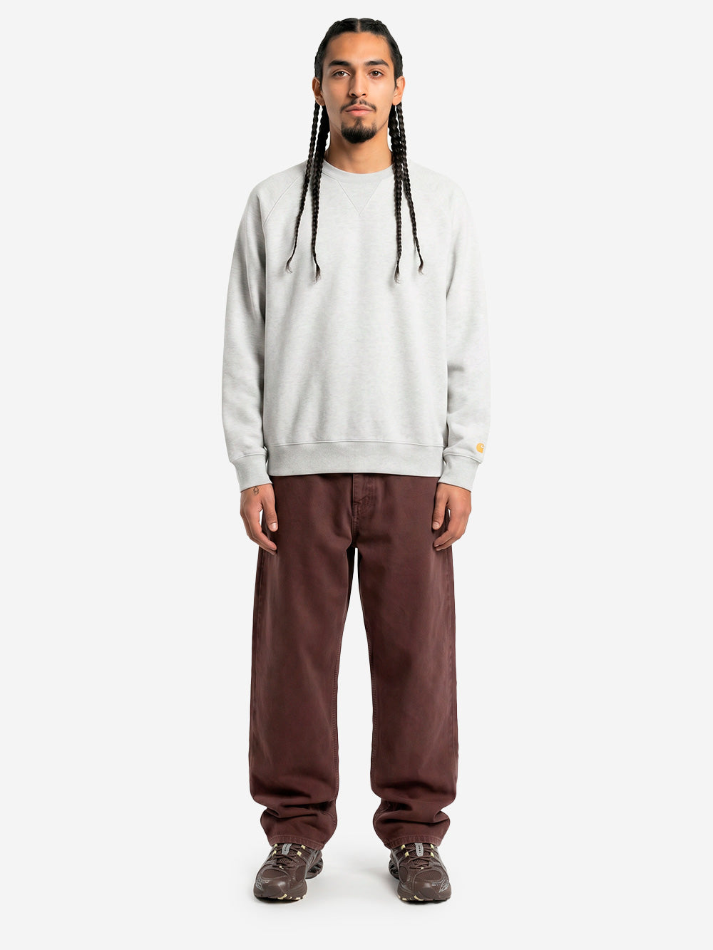 CARHARTT WIP Pantaloni loose 'Brandon' marroni Marrone Urbanstaroma