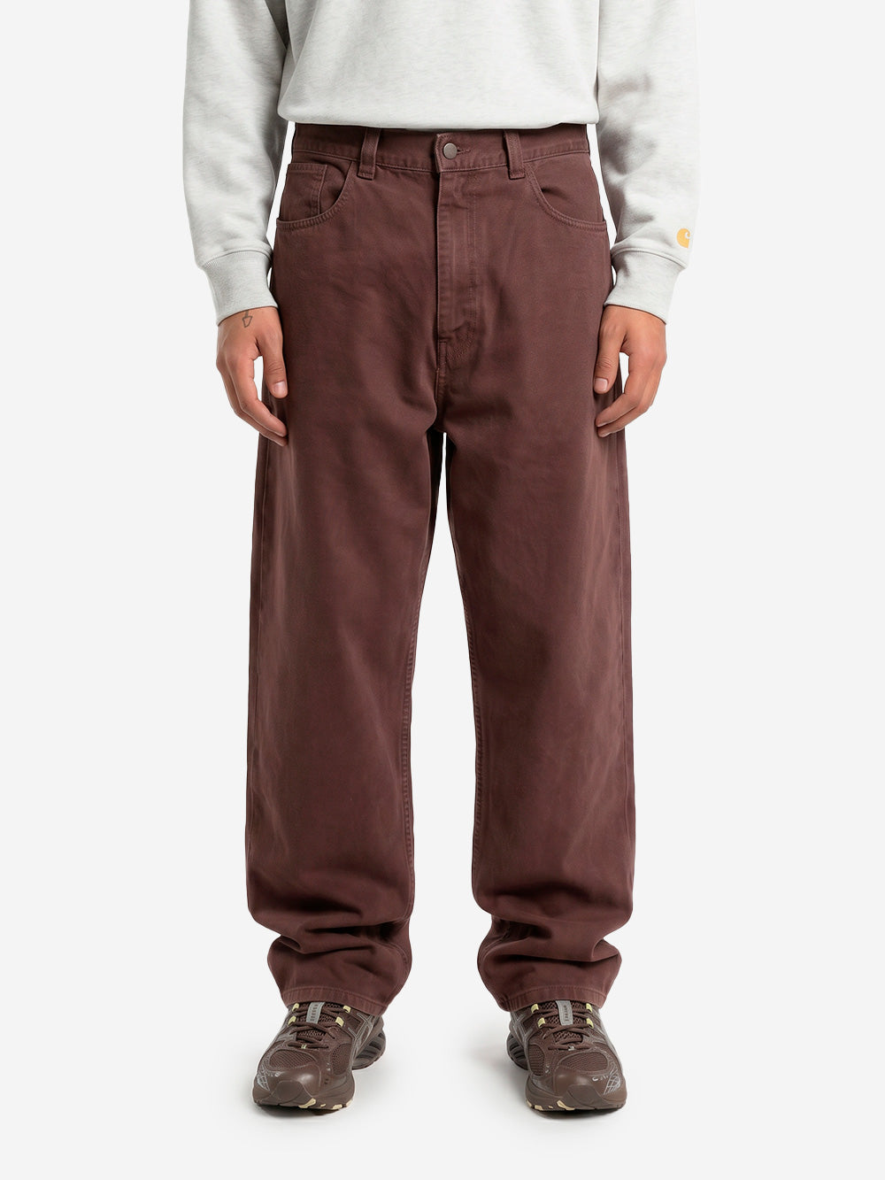 CARHARTT WIP Pantaloni loose 'Brandon' marroni Marrone Urbanstaroma