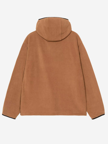 CARHARTT WIP Giacca Blevin in pile Marrone chiaro