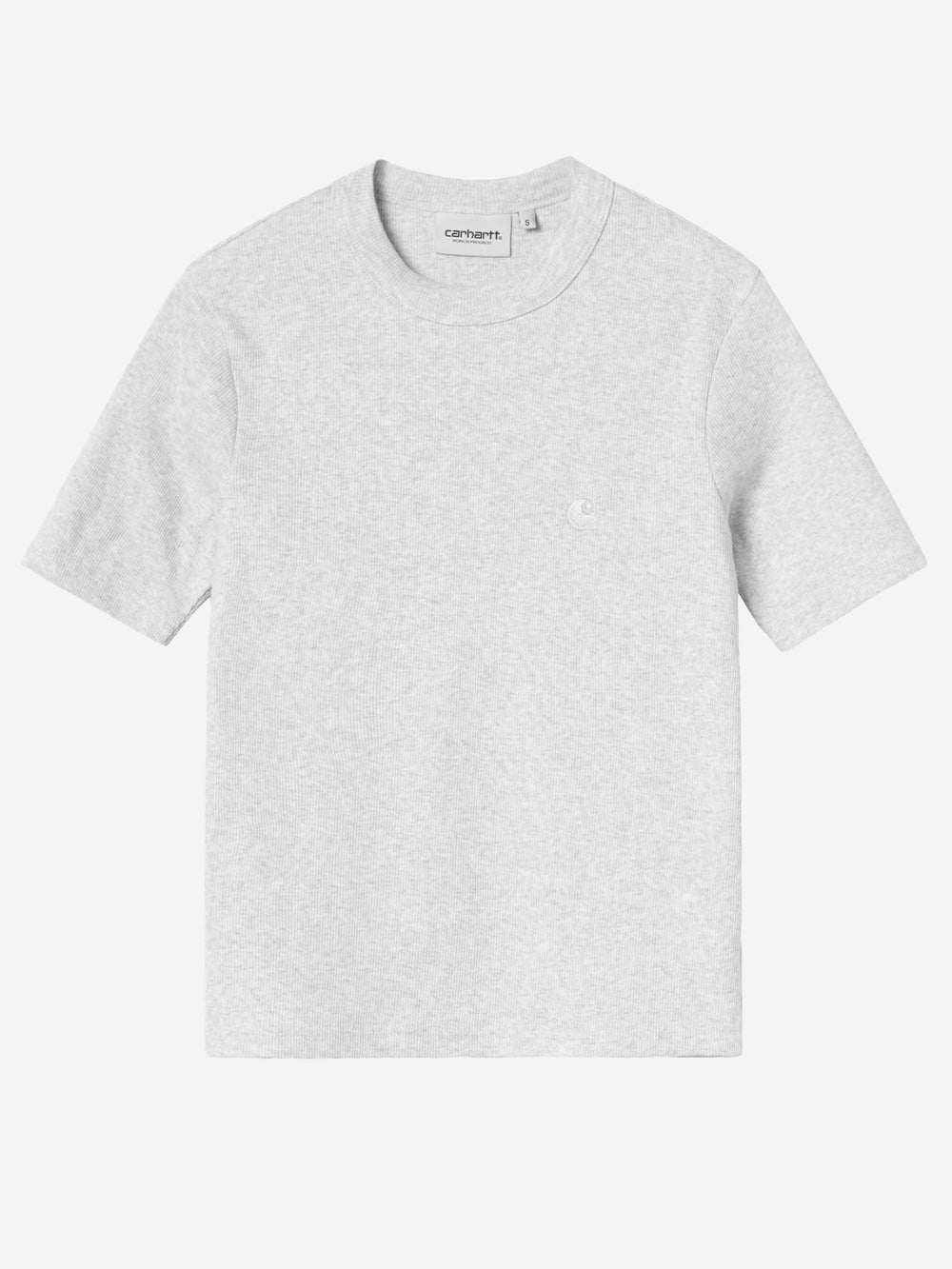 CARHARTT WIP T-shirt 'Philipa' grigio chiara in cotone elasticizzato Grigia chiara Urbanstaroma