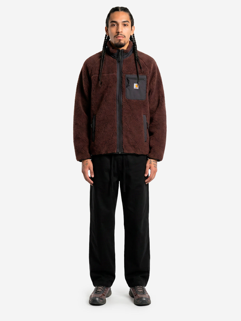 CARHARTT WIP Giacca in pile marrone 'Prentis Liner' Marrone Urbanstaroma