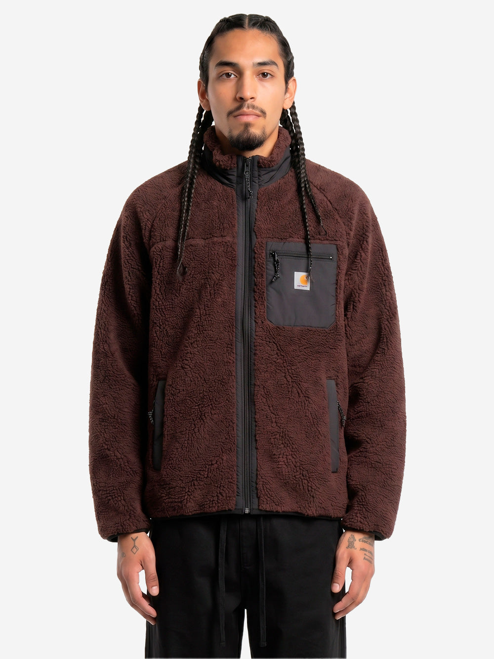 CARHARTT WIP Giacca in pile marrone 'Prentis Liner' Marrone Urbanstaroma