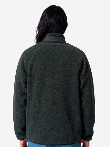 CARHARTT WIP Giacca Prentis Liner in pile Verde scuro