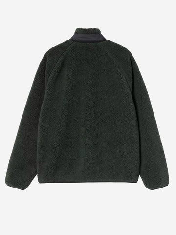 CARHARTT WIP Giacca Prentis Liner in pile Verde scuro