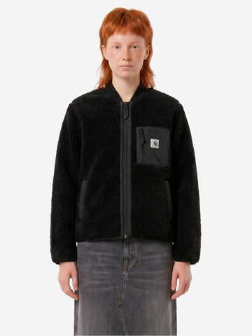 CARHARTT WIP W' Janet Liner Giacca in pile nera Nero