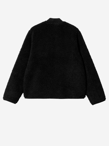 CARHARTT WIP W' Janet Liner Giacca in pile nera Nero