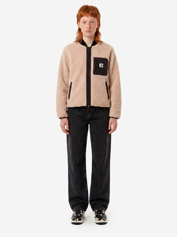 CARHARTT WIP W' Janet Liner Giacca in pile beige Beige