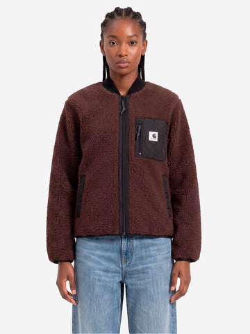 CARHARTT WIP W' Janet Liner Giacca in pile marrone Marrone