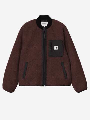 CARHARTT WIP W' Janet Liner Giacca in pile marrone Marrone
