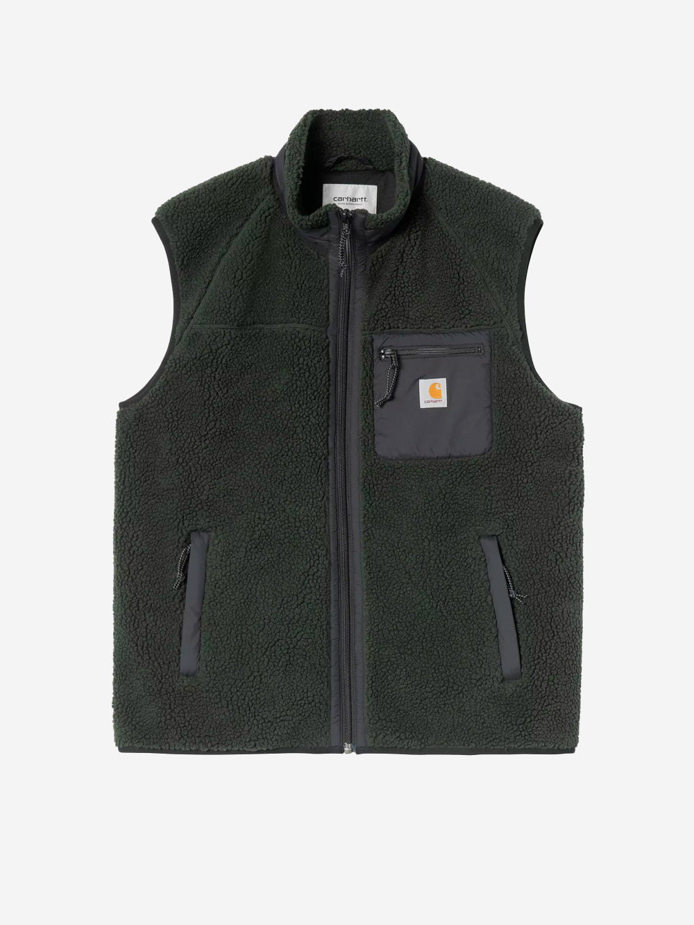 CARHARTT WIP Gilet Prentis Liner in pile Verde scuro Urbanstaroma
