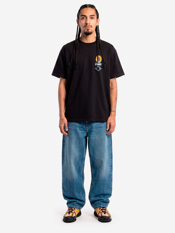 CARHARTT WIP Pantaloni loose 'Brandon' in denim blu used Blu