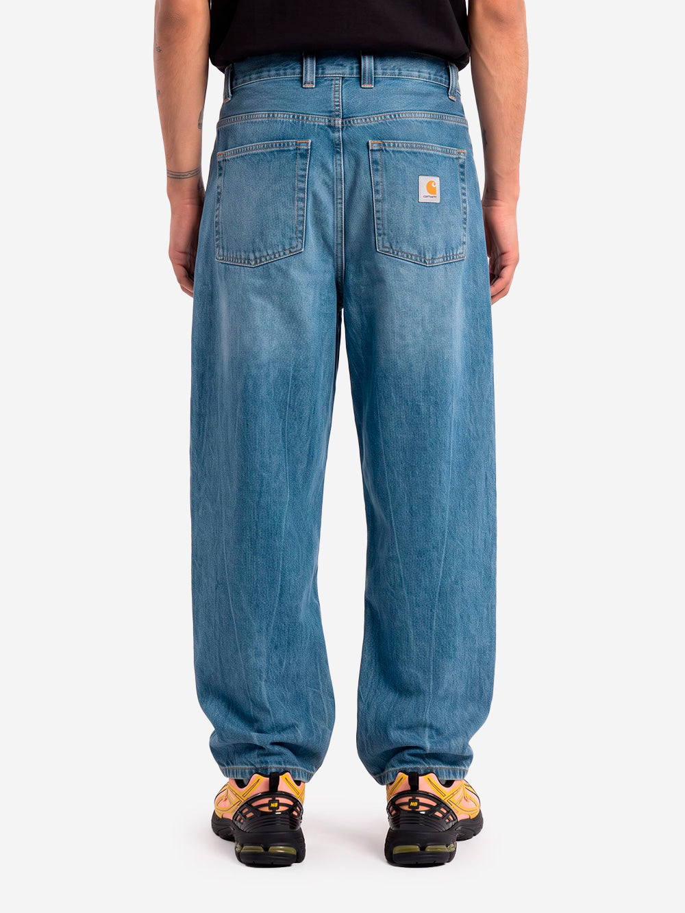 CARHARTT WIP Pantaloni loose 'Brandon' in denim blu used Blu Urbanstaroma