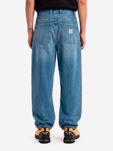 CARHARTT WIP Pantaloni loose 'Brandon' in denim blu used Blu