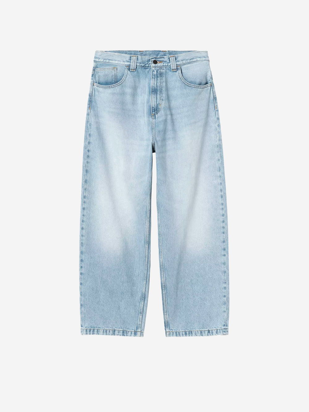 CARHARTT WIP Pantaloni loose 'Brandon' in denim blu bleached Blu chiaro Urbanstaroma