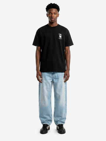 CARHARTT WIP Pantaloni loose 'Brandon' in denim blu bleached Blu chiaro