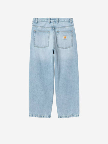CARHARTT WIP Pantaloni loose 'Brandon' in denim blu bleached Blu chiaro