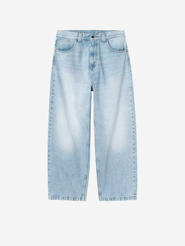 CARHARTT WIP Pantaloni loose 'Brandon' in denim blu bleached Blu chiaro