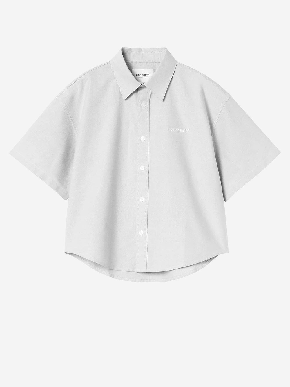 CARHARTT WIP Camicia a manica corta bianca S/S 'Kaia' boxy fit Bianco Urbanstaroma