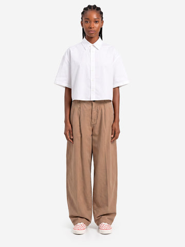 White short sleeve shirt S/S 'Kaia' boxy fit