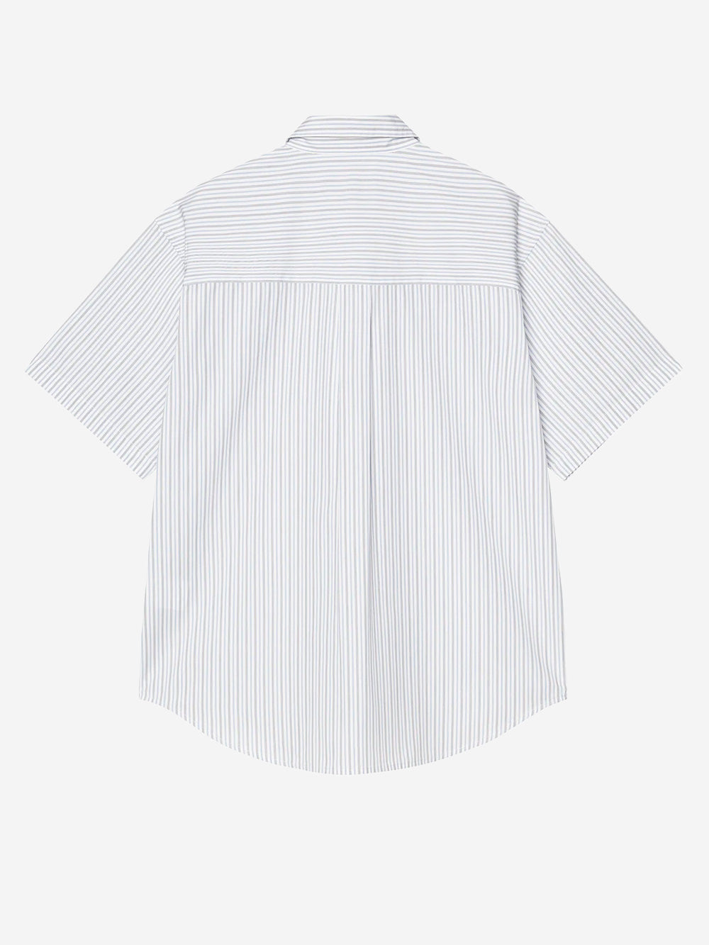 CARHARTT WIP Camicia a manica corta 'Keene' a righe blu Bianco Urbanstaroma
