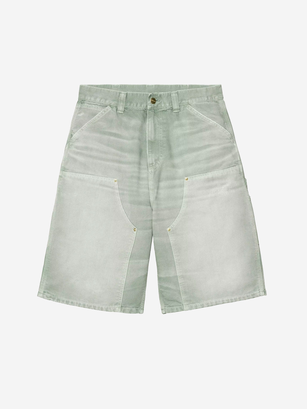CARHARTT WIP Shorts Og 'Double Knee' verdi con trattamento distressed Verde Urbanstaroma