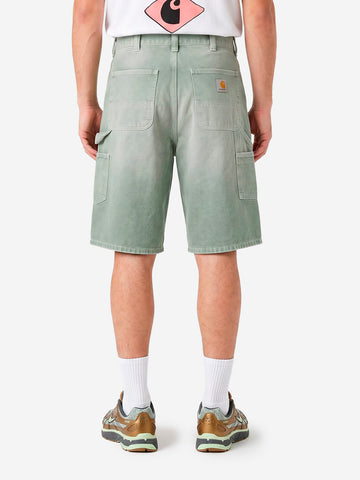 CARHARTT WIP Shorts Og 'Double Knee' verdi con trattamento distressed Verde