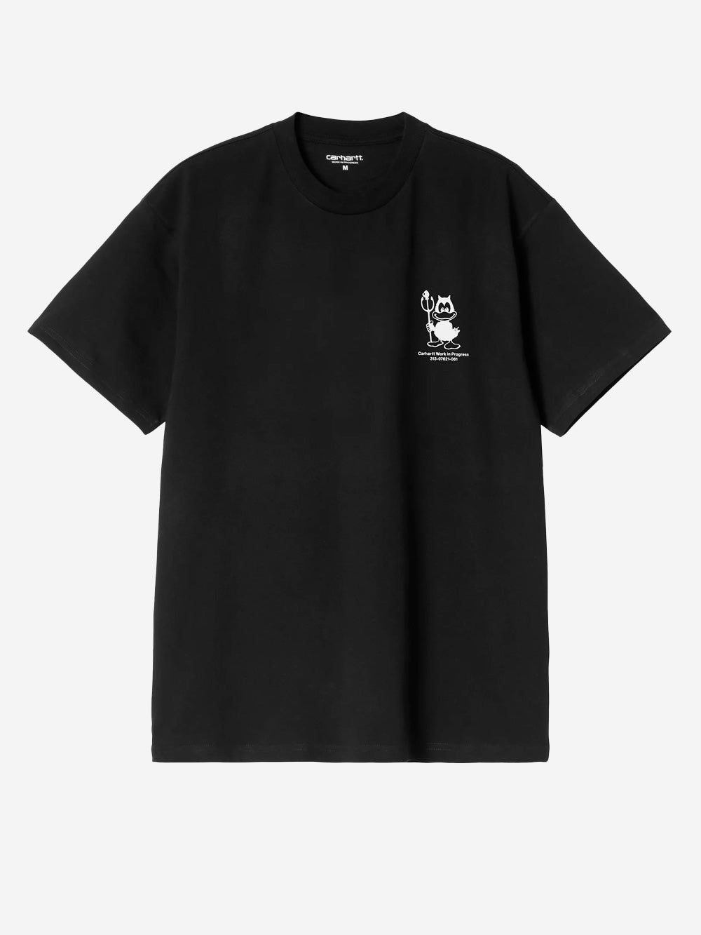 CARHARTT WIP T-shirt nera S/S con grafica 'Bumper car' Nero Urbanstaroma