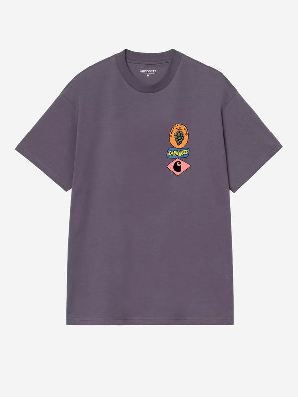 YxngbratZ 紫スカルTシャツ yxngbratz スカルTシャツ 紫
