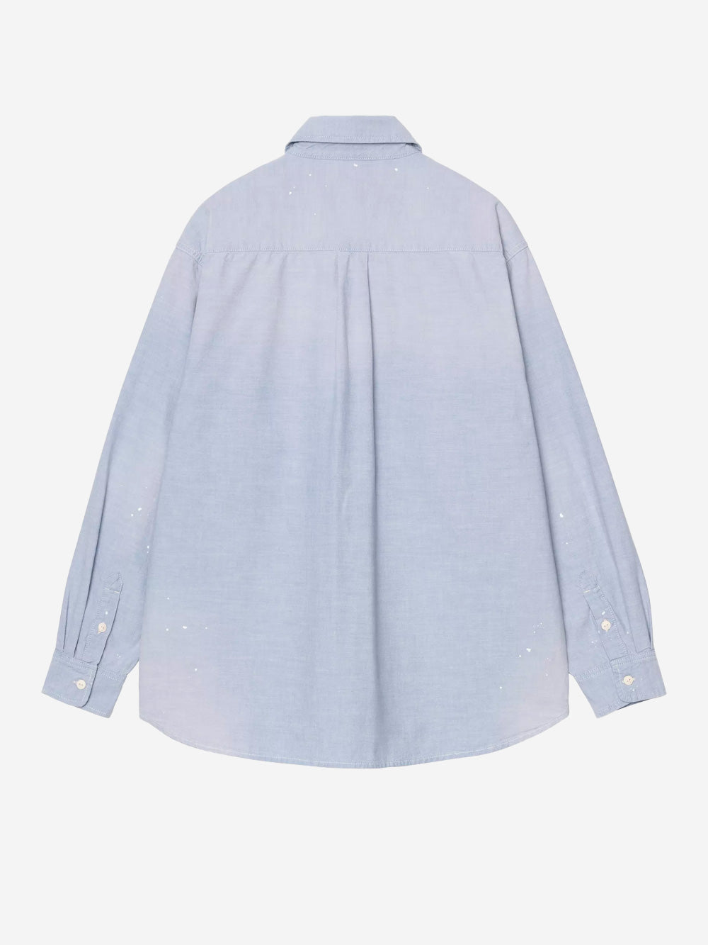 CARHARTT WIP Camicia blu L/S 'Painter' con trattamento distressed Celeste Urbanstaroma