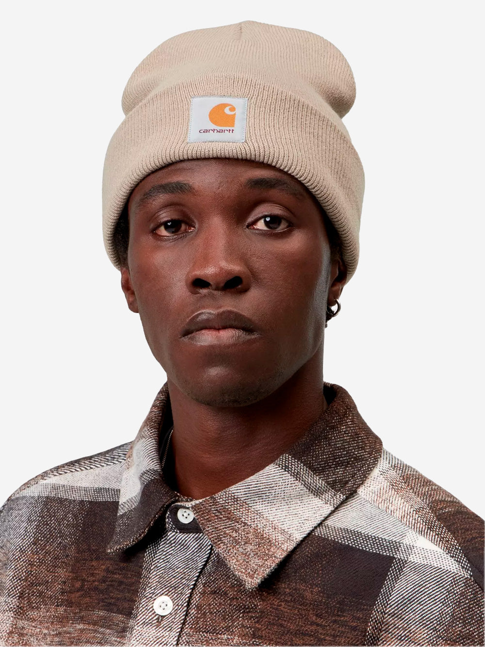 CARHARTT WIP Berretto beige Short Watch Hat Avana Urbanstaroma
