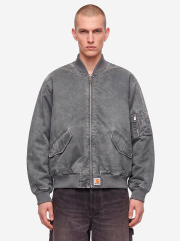 CARHARTT WIP Bomber Orman heavy enzyme wash Grafite